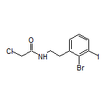 N-(2-溴-3-碘苯乙基)-2-氯乙酰胺