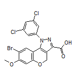 8-溴-1-(3,5-二氯苯基)-7-甲氧基-1,4-二氢色满并[4,3-c]吡唑-3-甲酸
