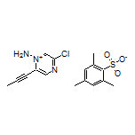 1-氨基-5-氯-2-(1-丙炔-1-基)吡嗪-1-鎓-2,4,6-三甲基苯磺酸盐