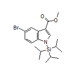 5-溴-1-(三异丙基硅基)-1H-吲哚-3-甲酸甲酯