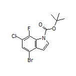 4-溴-6-氯-7-氟-1-Boc-1H-吲哚