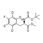 (R)-2-(Boc-氨基)-3-(4-氟苯基-2,3,5,6-d4)丙酸甲酯