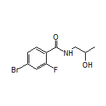 4-溴-2-氟-N-(2-羟基丙基)苯甲酰胺