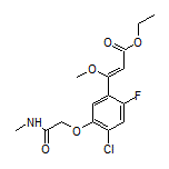 (Z)-3-[4-氯-2-氟-5-[2-(甲基氨基)-2-氧代乙氧基]苯基]-3-甲氧基丙烯酸乙酯