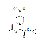 (R)-2-乙酰氧基-2-(4-硝基苯基)乙酸叔丁酯