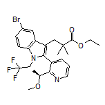 (S)-3-[5-溴-2-[2-(1-甲氧基乙基)-3-吡啶基]-1-(2,2,2-三氟乙基)-3-吲哚基]-2,2-二甲基丙酸乙酯