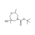 4-Boc-2,6-二甲基-1,4-氧氮杂环庚烷-6-醇