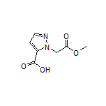 1-(2-甲氧基-2-氧代乙基)-1H-吡唑-5-甲酸