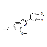 5-(5-烯丙基-7-甲氧基苯并呋喃-2-基)苯并[d][1,3]二噁茂