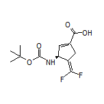 (S)-3-(Boc-氨基)-4-(二氟亚甲基)-1-环戊烯-1-甲酸