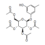 三乙酸[(2R,3R,4S,5R,6S)-2-(乙酰氧基甲基)-6-(3-羟基-5-甲基苯氧基)四氢-2H-吡喃-3,4,5-三基]酯