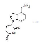 3-(4-(氨基甲基)-1H-吲哚-1-基)哌啶-2,6-二酮盐酸盐